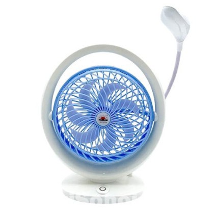 JR-2018 Powerful Rechargeable High Speed Table Fan with LED